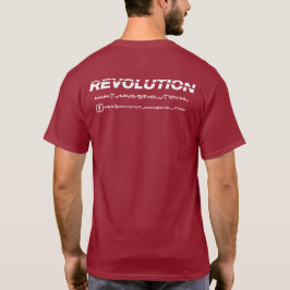 Tuning Revolution - Witte tekst - Facebook T Shirt