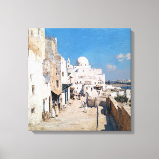 Tunis 1905 – Impressionist Travel Art from Tunisia Canvastryck