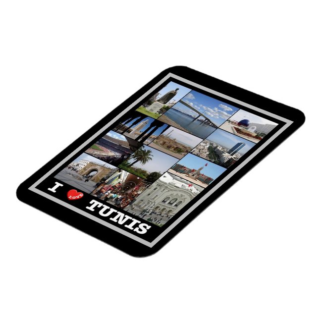 Tunis - I Kärlek - Tunisien - - Magnet (Vänstra Sidan)