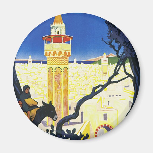 Tunis ~ L'Orient Aux Portes de Marseille Magnet (Framsidan)