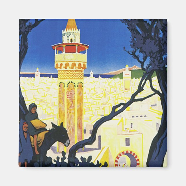Tunis ~ L'Orient Aux Portes de Marseille Magnet (Framsidan)