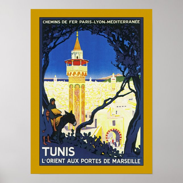 Tunis ~ L'Orient Aux Portes de Marseille Poster (Framsidan)