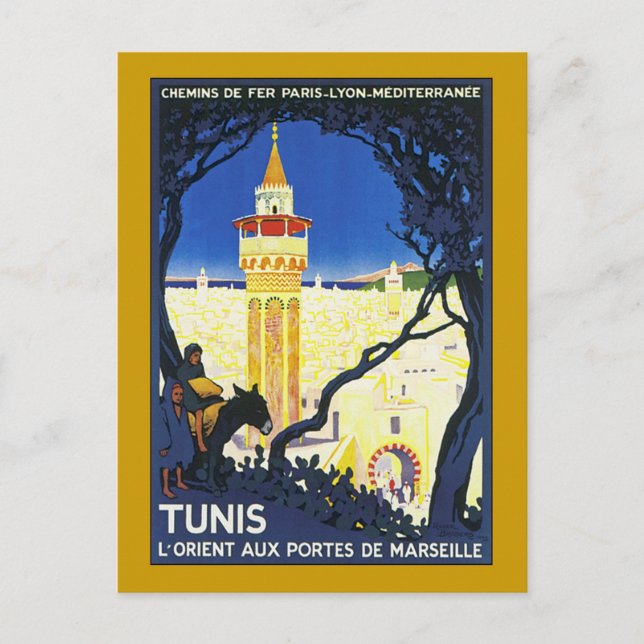 Tunis ~ L'Orient Aux Portes de Marseille Vykort (Framsida)