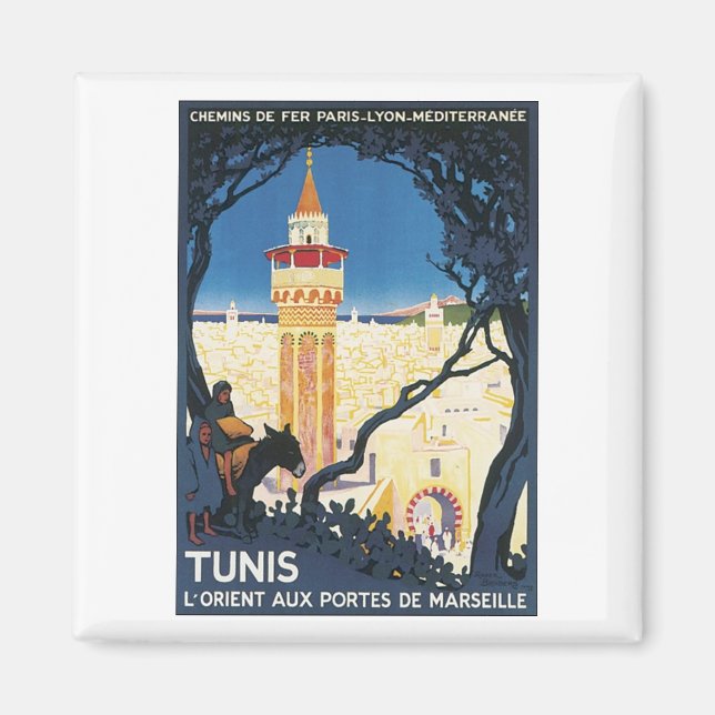 Tunis, L'Orient Aux Portes de Marsielle Magnet (Framsidan)