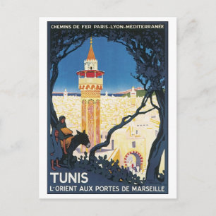 Tunis, L'Orient Aux Portes de Marsielle Vykort
