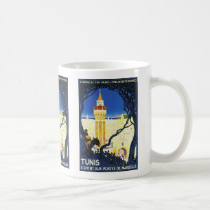 Tunis ~ L'Orient hjälpPortes de Marseille Kaffemugg