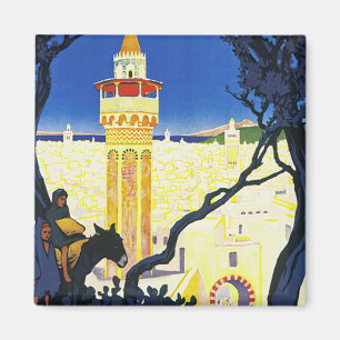 Tunis ~ L'Orient hjälpPortes de Marseille Magnet