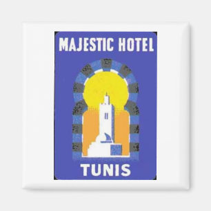 Tunis majestätiskt hotell magnet