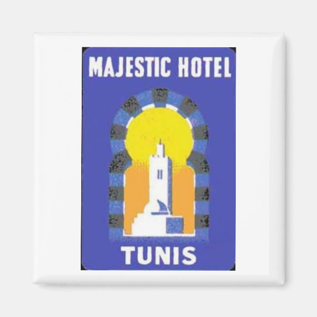 Tunis Majestic Hotel Magnet (Framsidan)