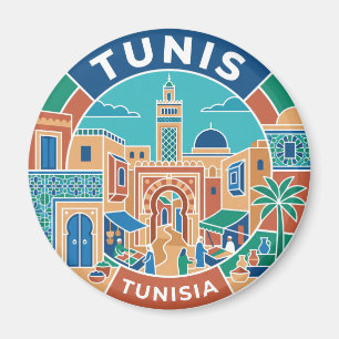Tunis Medina Tunisien Magnet