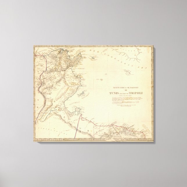 Tunis, Tripoli Canvastryck (Framsida)