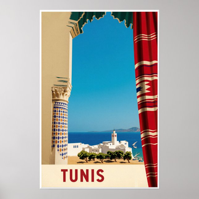 Tunis, Tunisien affisch (Framsidan)