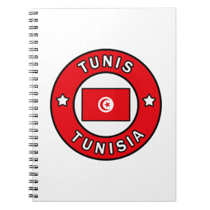 Tunis Tunisien Anteckningsbok