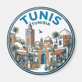 Tunis Tunisien Magnet