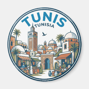 Tunis Tunisien Magnet
