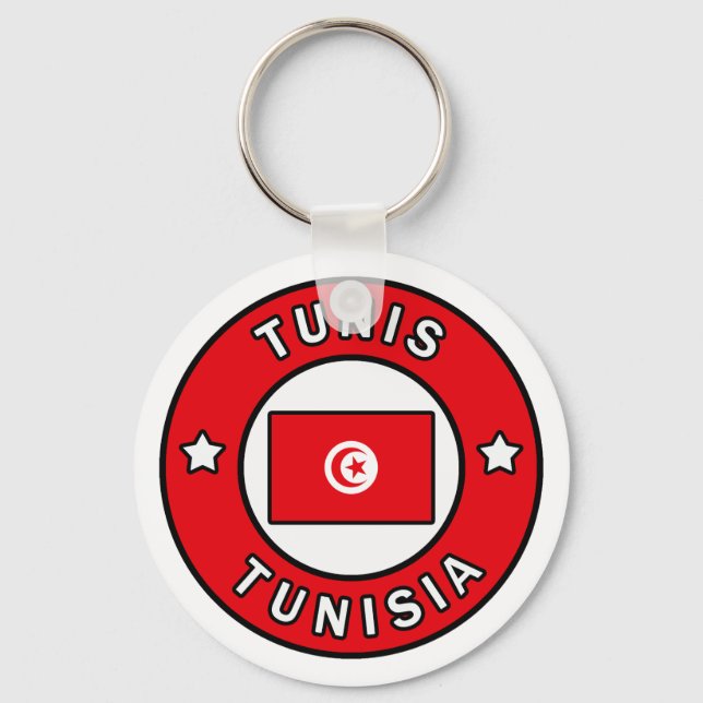 Tunis Tunisien Nyckelring (Framsida)