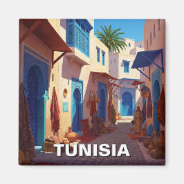 Tunis Tunisien Travel Magnet