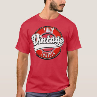 Tunis Tunisien vintage stil T Shirt