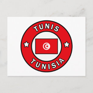 Tunis Tunisien Vykort