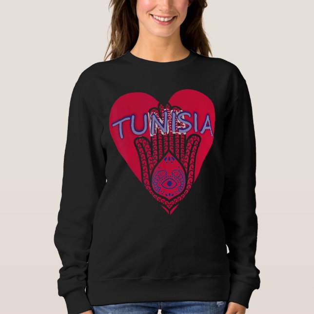 Tunisia souvenir   for men women t shirt (Framsida)