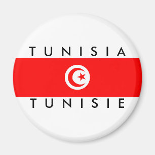 tunisie för symbol för text för namn för tunis magnet