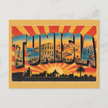 Tunisien Amfiteater Dyner Kust Vintage Resa