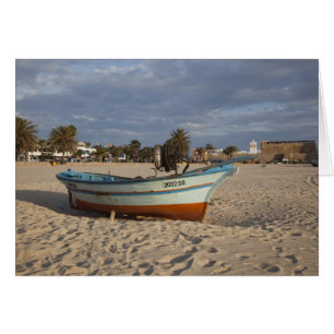 Tunisien, Cap Bon, Hammamet, strandpromenad, Kasba Hälsningskort