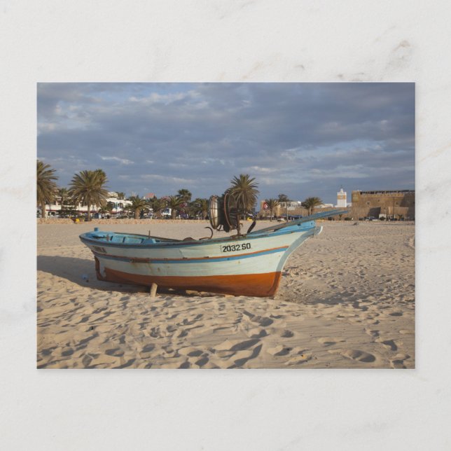 Tunisien, Cap Bon, Hammamet, vattenfront, Kasbah Vykort (Framsida)