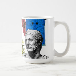 Tunisien Collage Klistermärke Design | Tunisiska K Kaffemugg
