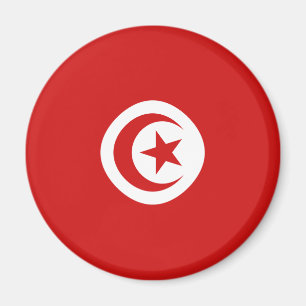 Tunisien Fisheye flaggamagnet Magnet