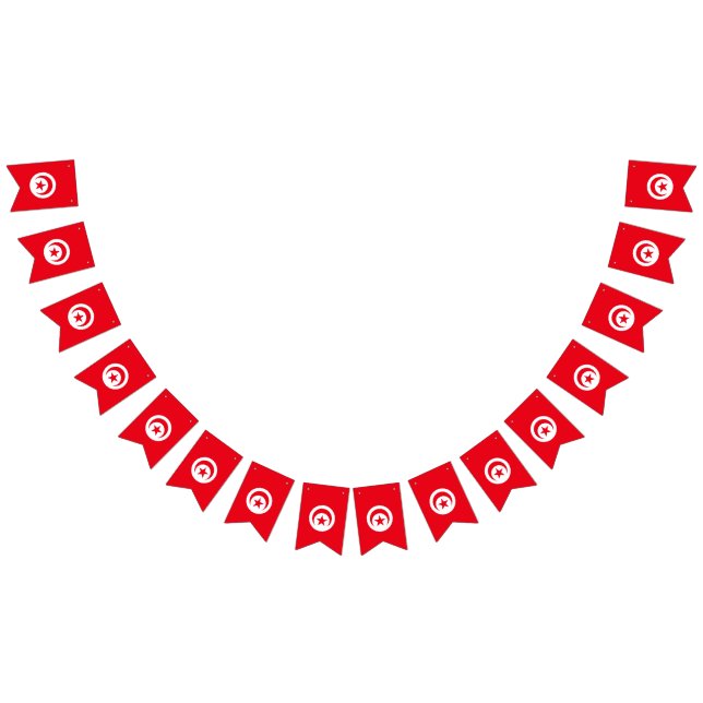 Tunisien flagga (Alla)