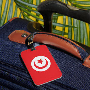 Tunisien Flagga Bagagebricka