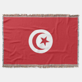 Tunisien flagga filt