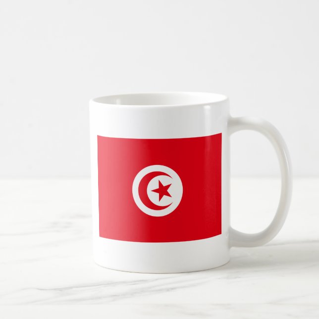 Tunisien, Flagga Kaffemugg (Höger)