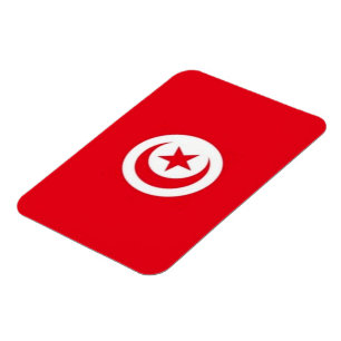 Tunisien - Flagga - Magnet