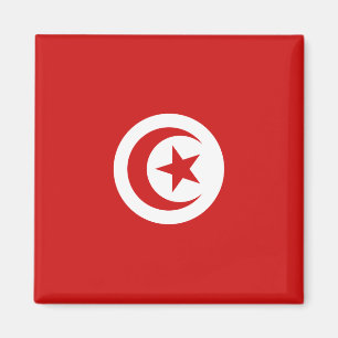 Tunisien Flagga Magnet