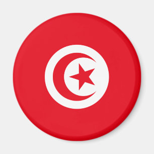 Tunisien Flagga Magnet