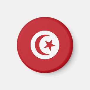 Tunisien flagga magnet