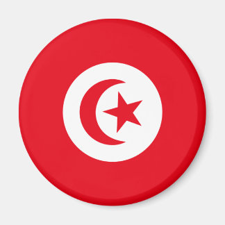 Tunisien Flagga Magnet