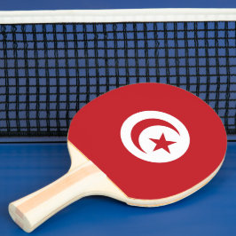 Tunisien flagga pingisracket