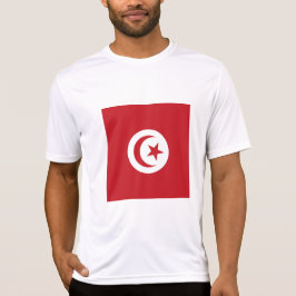 Tunisien flagga t shirt