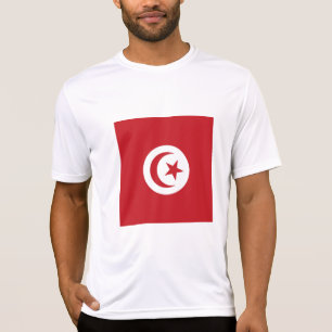 Tunisien flagga t shirt