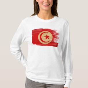 Tunisien flagga t-shirt