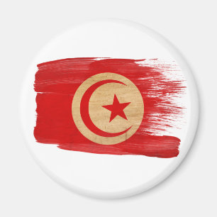 Tunisien flaggamagneter magnet