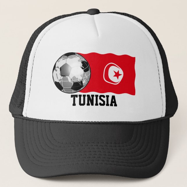 Tunisien fotbollhatt keps (Framsida)
