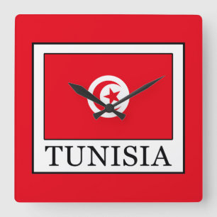 Tunisien Fyrkantig Klocka