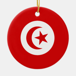 Tunisien Julgransprydnad Keramik