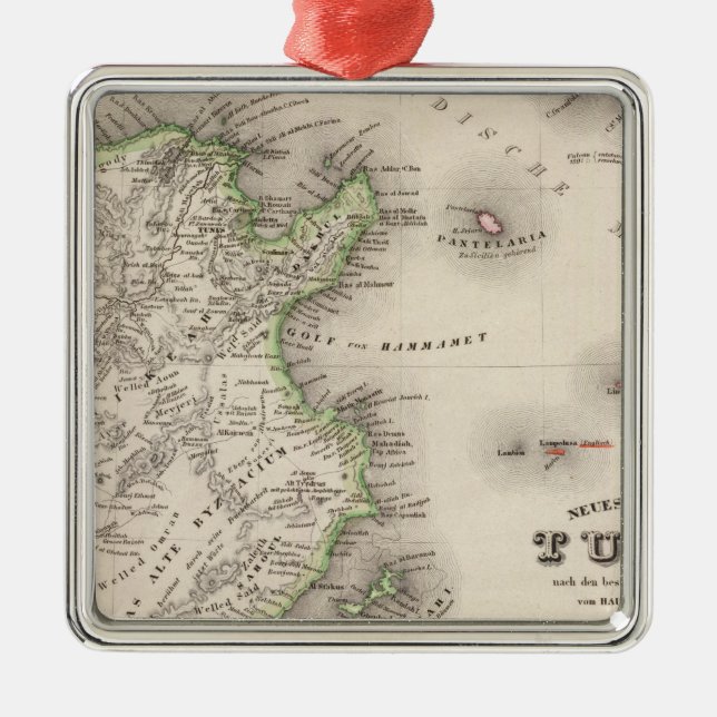 Tunisien Julgransprydnad Metall (Framsidan)