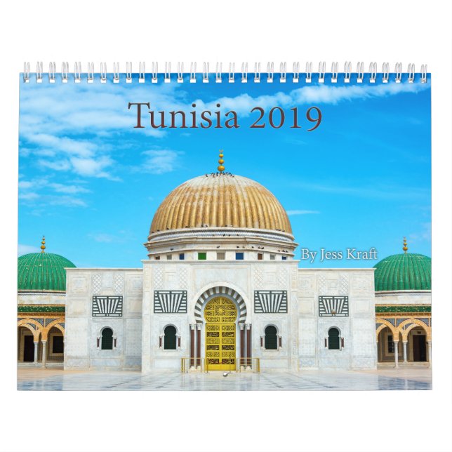 Tunisien kalender 2019 (Omslag)