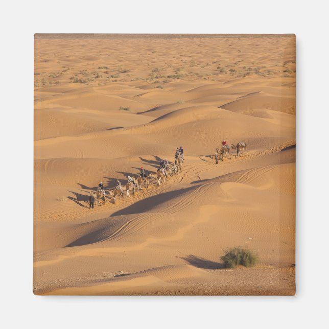 Tunisien, Ksour Area, Ksar Ghilane, Grand Erg 4 Magnet (Framsidan)